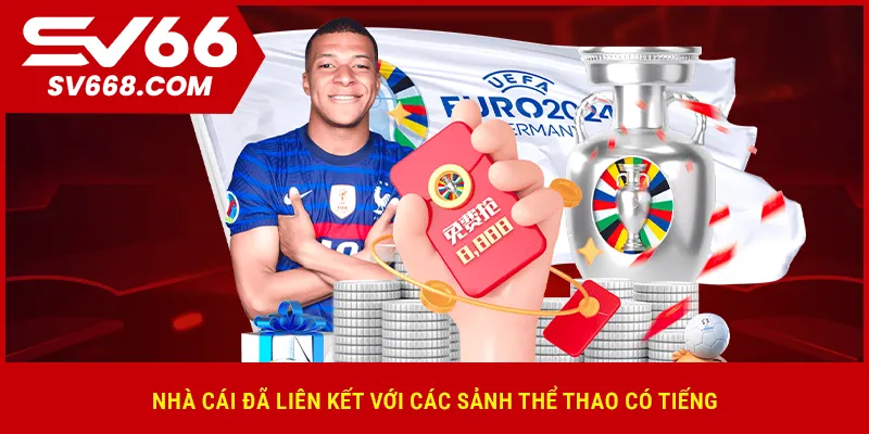 Nhà cái đã liên kết với các sảnh thể thao có tiếng